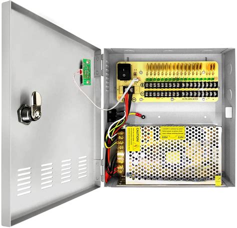 cctv distributed power supply box|12v power supply for CCTV.